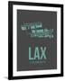 Lax Los Angeles Poster 2-NaxArt-Framed Art Print