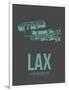 Lax Los Angeles Poster 2-NaxArt-Framed Art Print