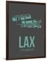 Lax Los Angeles Poster 2-NaxArt-Framed Art Print