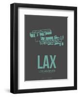 Lax Los Angeles Poster 2-NaxArt-Framed Art Print