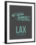 Lax Los Angeles Poster 2-NaxArt-Framed Art Print