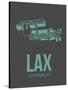 Lax Los Angeles Poster 2-NaxArt-Stretched Canvas