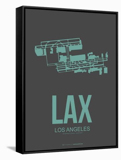 Lax Los Angeles Poster 2-NaxArt-Framed Stretched Canvas