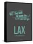 Lax Los Angeles Poster 2-NaxArt-Framed Stretched Canvas