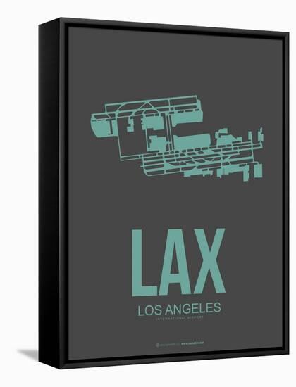 Lax Los Angeles Poster 2-NaxArt-Framed Stretched Canvas