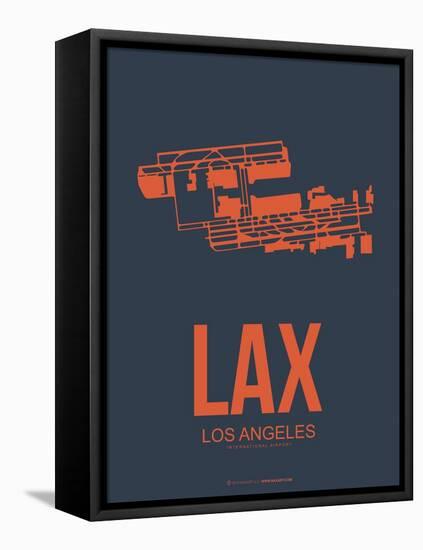 Lax Los Angeles Poster 3-NaxArt-Framed Stretched Canvas