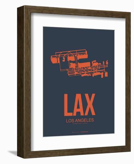 Lax Los Angeles Poster 3-NaxArt-Framed Art Print