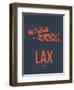 Lax Los Angeles Poster 3-NaxArt-Framed Art Print