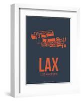 Lax Los Angeles Poster 3-NaxArt-Framed Art Print