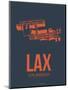 Lax Los Angeles Poster 3-NaxArt-Mounted Art Print