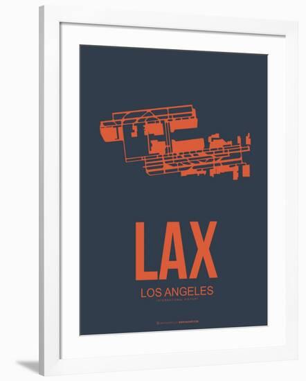 Lax Los Angeles Poster 3-NaxArt-Framed Art Print