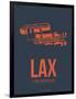 Lax Los Angeles Poster 3-NaxArt-Framed Art Print