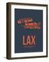 Lax Los Angeles Poster 3-NaxArt-Framed Art Print