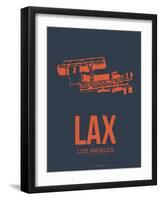 Lax Los Angeles Poster 3-NaxArt-Framed Art Print