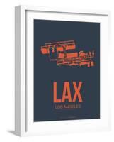 Lax Los Angeles Poster 3-NaxArt-Framed Art Print