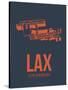 Lax Los Angeles Poster 3-NaxArt-Stretched Canvas