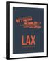 Lax Los Angeles Poster 3-NaxArt-Framed Art Print