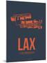 Lax Los Angeles Poster 3-NaxArt-Mounted Art Print