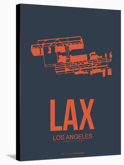 Lax Los Angeles Poster 3-NaxArt-Stretched Canvas