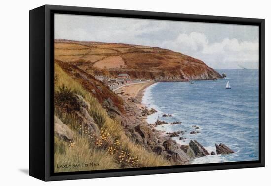 Laxey Bay, I of Man-Alfred Robert Quinton-Framed Stretched Canvas