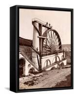 Laxey Wheel (1854) Isle of Man, World's Largest Working Waterwhe-null-Framed Stretched Canvas