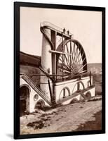 Laxey Wheel (1854) Isle of Man, World's Largest Working Waterwhe-null-Framed Photographic Print