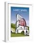 Laxey Wheel - Dave Thompson Contemporary Travel Print-Dave Thompson-Framed Art Print