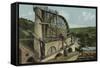 Laxey Wheel, Isle of Man-null-Framed Stretched Canvas