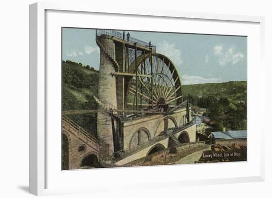 Laxey Wheel, Isle of Man-null-Framed Photographic Print