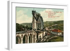 Laxey Wheel, Isle of Man-null-Framed Art Print