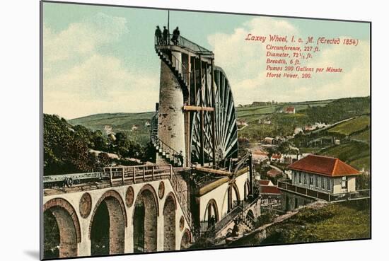 Laxey Wheel, Isle of Man-null-Mounted Art Print