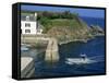 Lay Harbour, Ile De Groix, Brittany, France, Europe-Thouvenin Guy-Framed Stretched Canvas