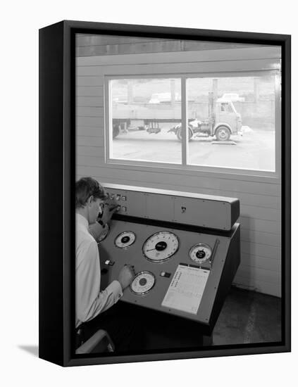 Laycock Commercial Brake Testing Unit with a Commer 10 Ton Tractor Unit Sheffield, 1969-Michael Walters-Framed Stretched Canvas