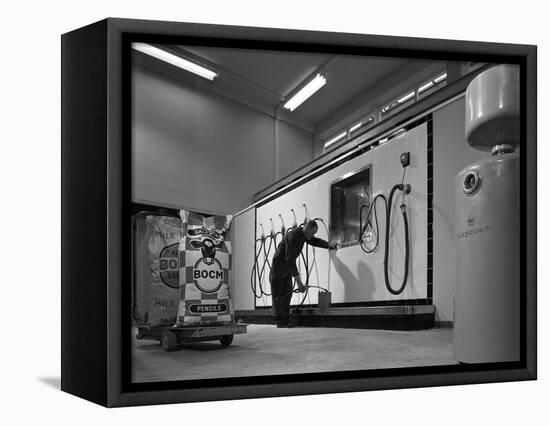 Laycock Lubrication Plant at Bocm Animal Feeds, Selby, North Yorkshire, 1962-Michael Walters-Framed Stretched Canvas