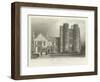 Layer Marney Tower, Essex, the Seat of Mathews Corsellis, Esquire-William Henry Bartlett-Framed Giclee Print