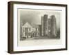 Layer Marney Tower, Essex, the Seat of Mathews Corsellis, Esquire-William Henry Bartlett-Framed Giclee Print