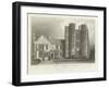 Layer Marney Tower, Essex, the Seat of Mathews Corsellis, Esquire-William Henry Bartlett-Framed Giclee Print