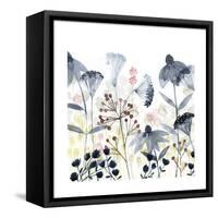 Layered Gardens I-Grace Popp-Framed Stretched Canvas