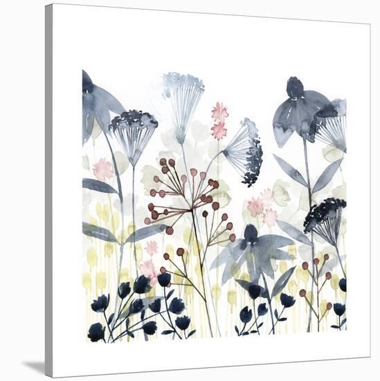 Layered Gardens I-Grace Popp-Stretched Canvas