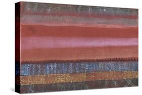 Layered Landscape; Ebene Landschaft-Paul Klee-Stretched Canvas