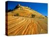 Layered Sandstone in Zion Canyon, Zion National Park, Utah, USA-Chuck Haney-Stretched Canvas