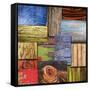 Layered Wood-Karen Williams-Framed Stretched Canvas