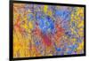 Layers of chipped paint and scratches-Art Wolfe-Framed Photographic Print