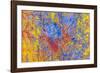 Layers of chipped paint and scratches-Art Wolfe-Framed Photographic Print