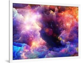 Layers of Fractal Paint-agsandrew-Framed Art Print