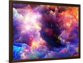 Layers of Fractal Paint-agsandrew-Framed Art Print