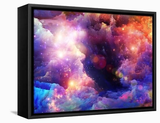 Layers of Fractal Paint-agsandrew-Framed Stretched Canvas