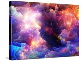 Layers of Fractal Paint-agsandrew-Stretched Canvas
