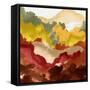 Layers of Summer Evening a - Recolor-THE Studio-Framed Stretched Canvas