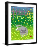 Laying in Garden-Artistan-Framed Photographic Print